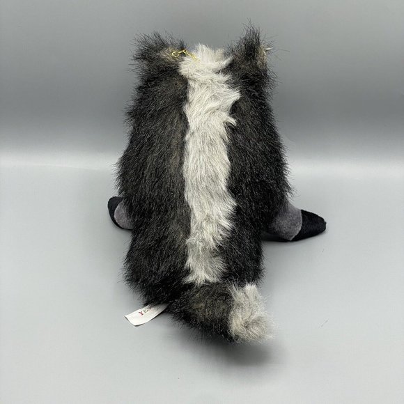 Yes Club Warthog Plush 12" Stuffed Animal Toy Black Gray Vintage - Picture 5 of 9